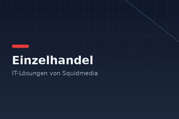 Moderner Einzelhandel mit digitalen Kassensystemen