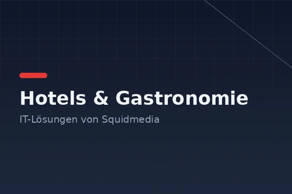 Moderne Hotelrezeption mit digitaler Ausstattung