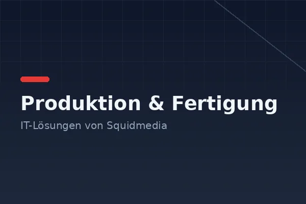 Moderne Fertigungshalle mit Robotertechnik